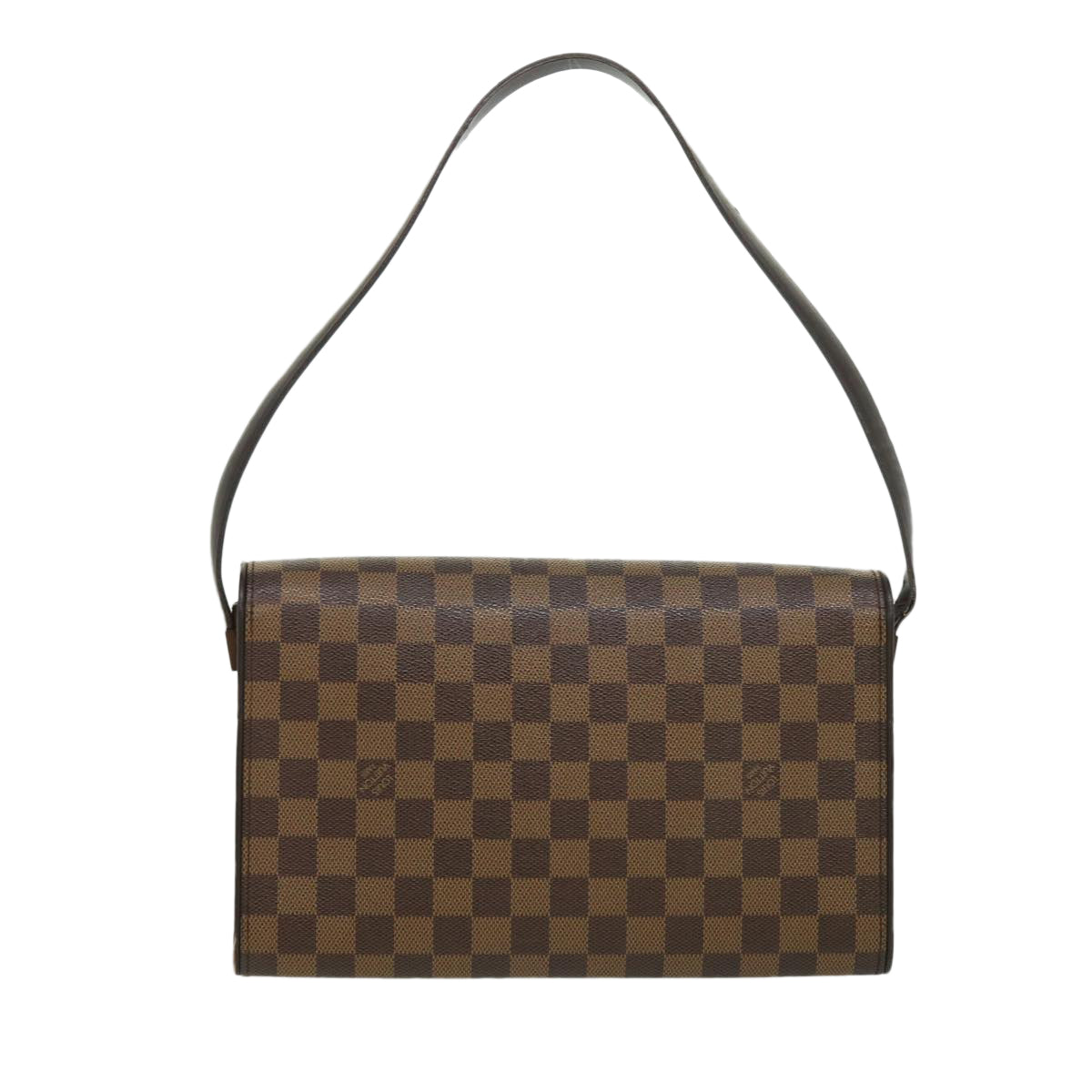 LOUIS VUITTON Damier Ebene Tribeca Ron Shoulder Bag N51160 LV bs2483