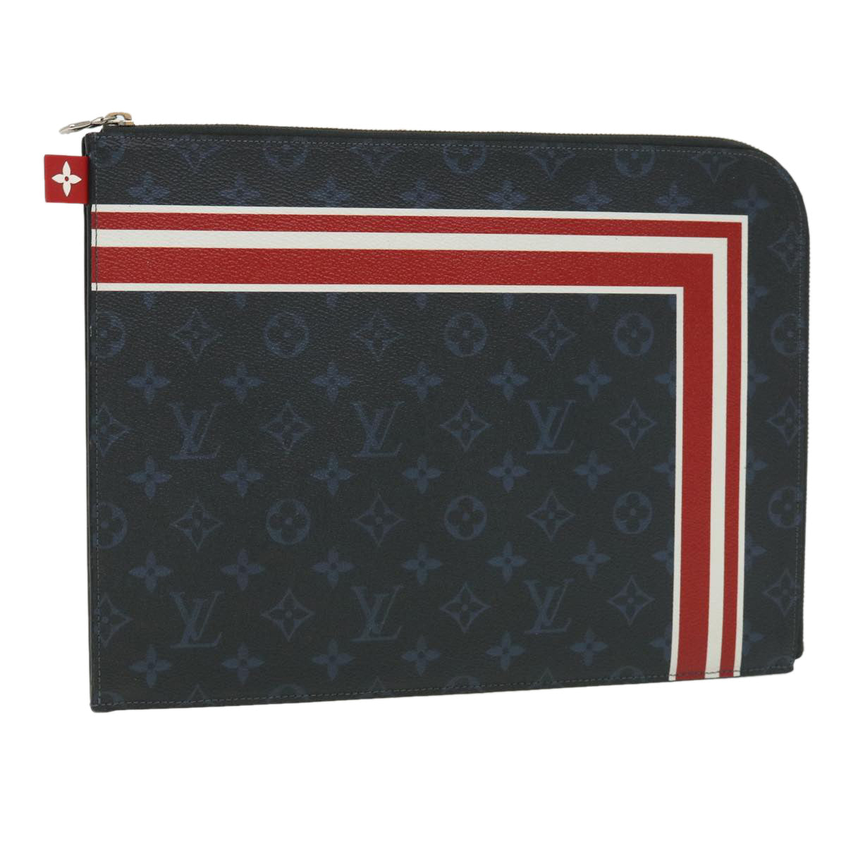 LOUIS VUITTON Monogram Cobalt Pochette Jules GM Clutch Bag M61679 LV bs2566