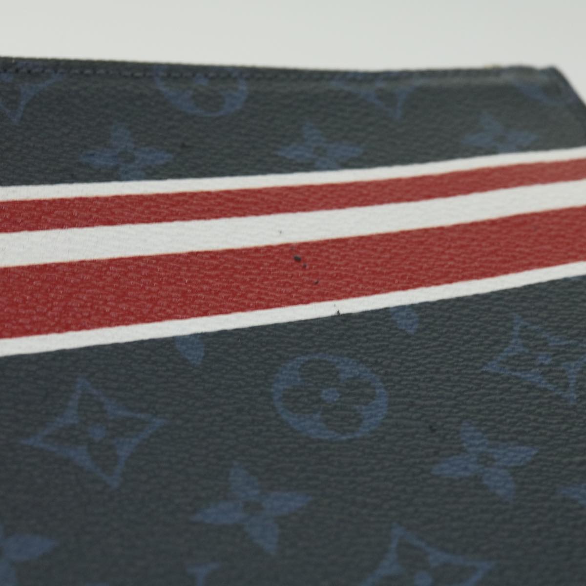 LOUIS VUITTON Monogram Cobalt Pochette Jules GM Clutch Bag M61679 LV bs2566