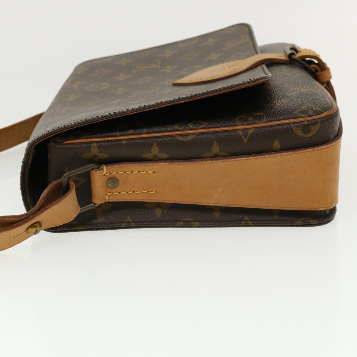 LOUIS VUITTON Monogram Cartouchiere GM Shoulder Bag L027 LV bs2593