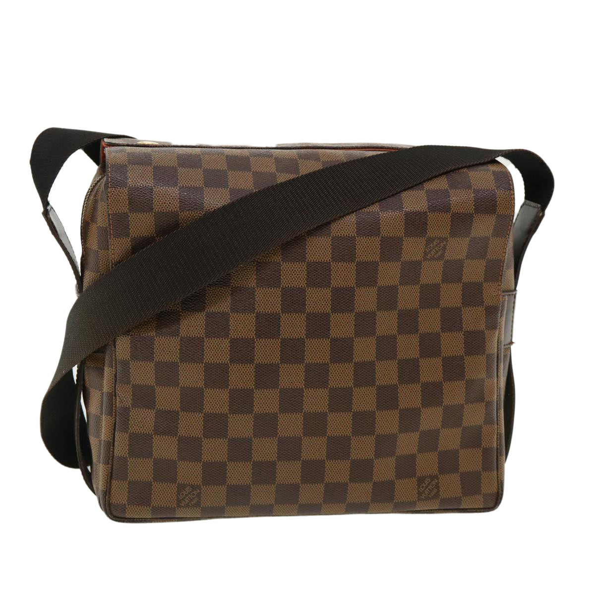 LOUIS VUITTON Damier Ebene Naviglio Shoulder Bag N45255 LV bs2623