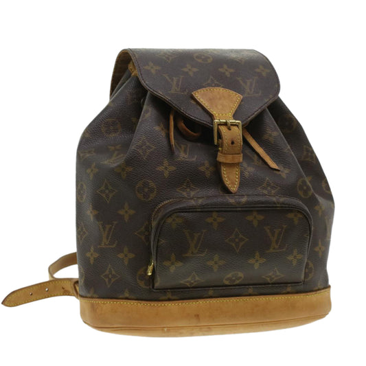LOUIS VUITTON Monogram Montsouris MM Backpack M51136 LV bs2982