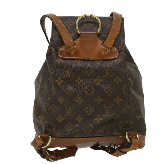 LOUIS VUITTON Monogram Montsouris MM Backpack M51136 LV bs3292