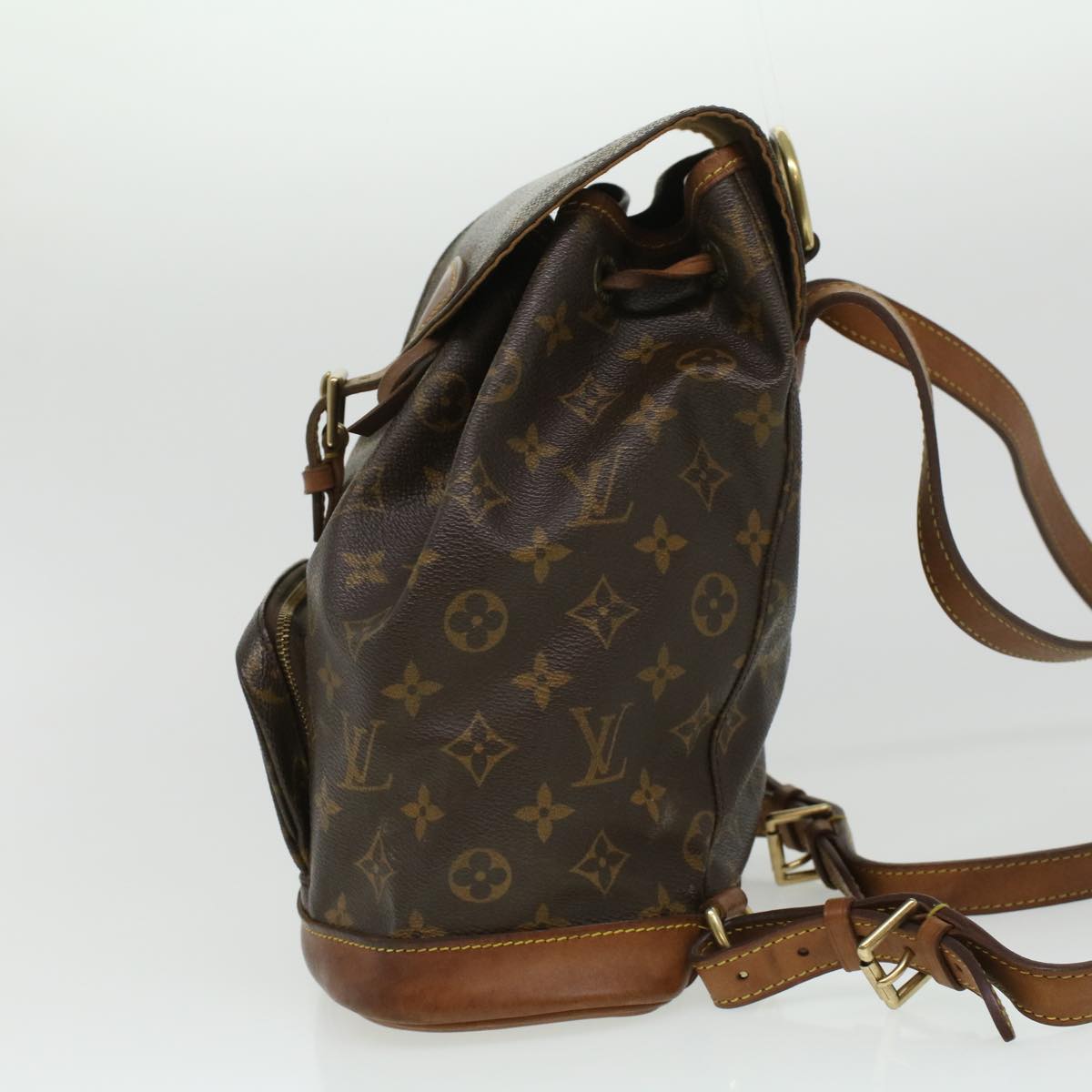 LOUIS VUITTON Monogram Montsouris MM Backpack M51136 LV bs3292