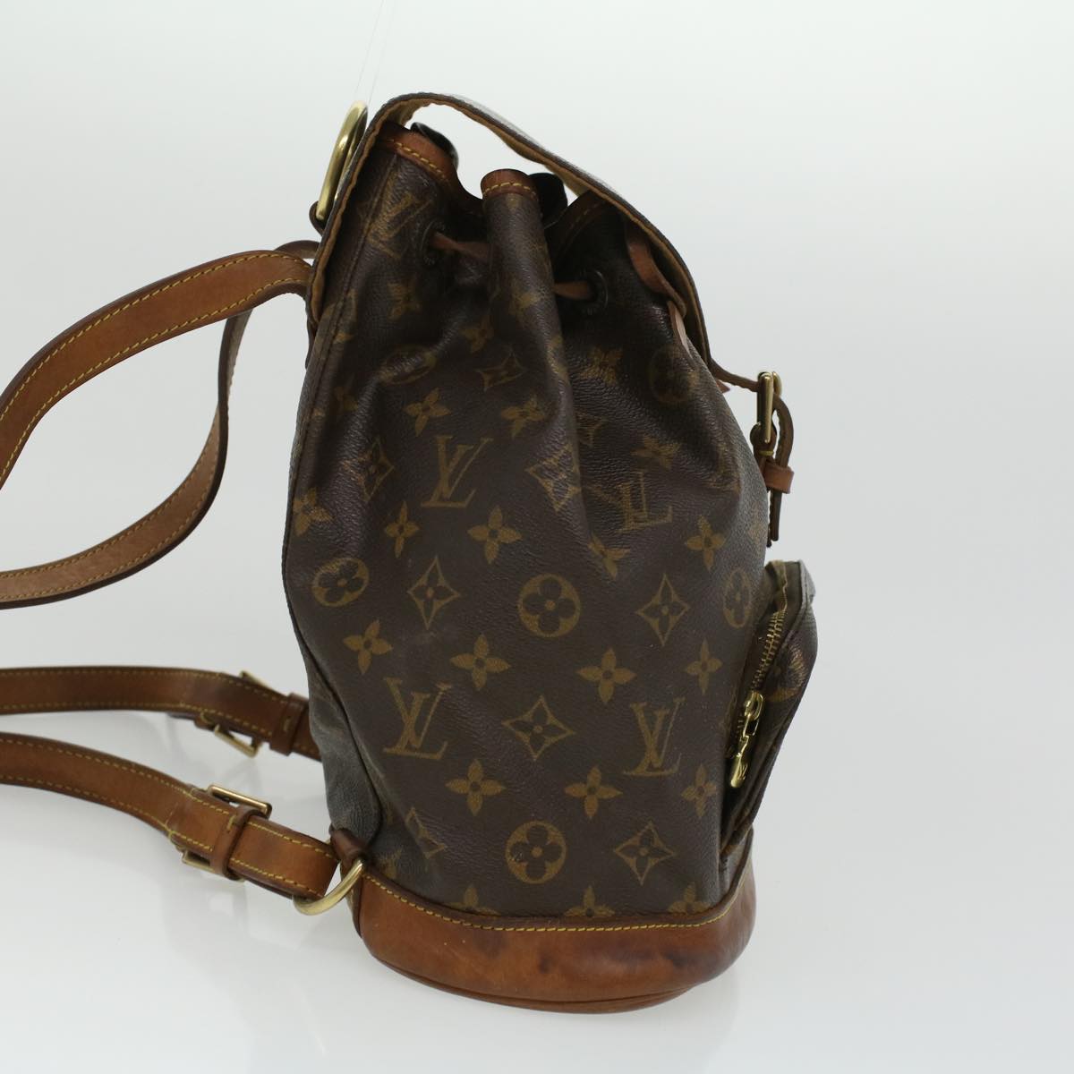 LOUIS VUITTON Monogram Montsouris MM Backpack M51136 LV bs3292