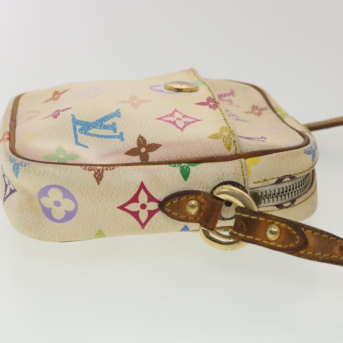 LOUIS VUITTON Monogram Multicolor lift Shoulder Bag White M40055 LV bs3533