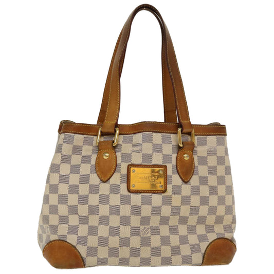 LOUIS VUITTON Damier Azur Hampstead PM Tote Bag N51207 LV bs4078