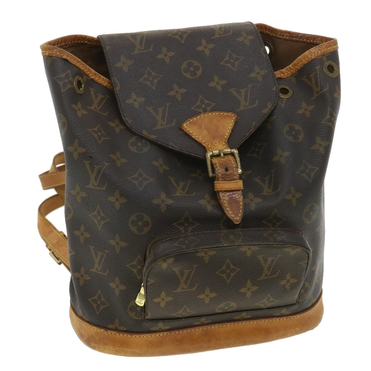 LOUIS VUITTON Monogram Montsouris MM Backpack M51136 LV bs4184