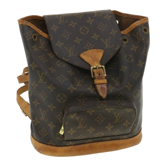 LOUIS VUITTON Monogram Montsouris MM Backpack M51136 LV bs4184