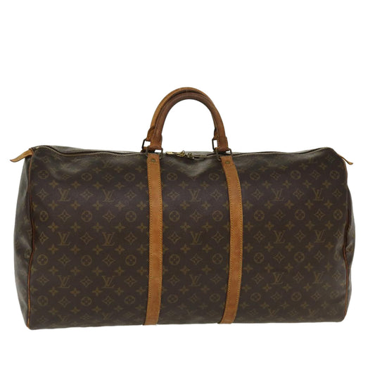 LOUIS VUITTON Monogram Keepall 60 Boston Bag M41422 LV bs4392