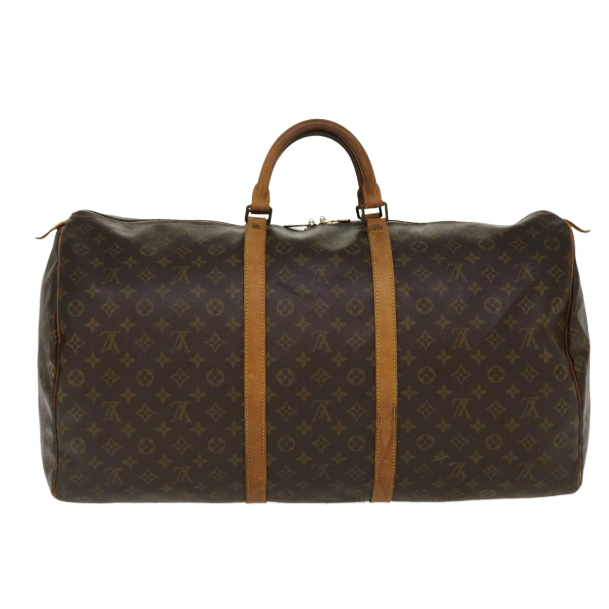 LOUIS VUITTON Monogram Keepall 60 Boston Bag M41422 LV bs4392