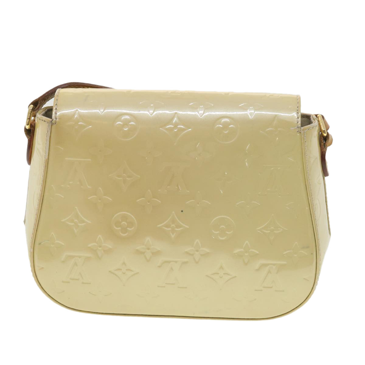LOUIS VUITTON Vernis Bell Flower GM Shoulder Bag Broncorail M91706 bs4448