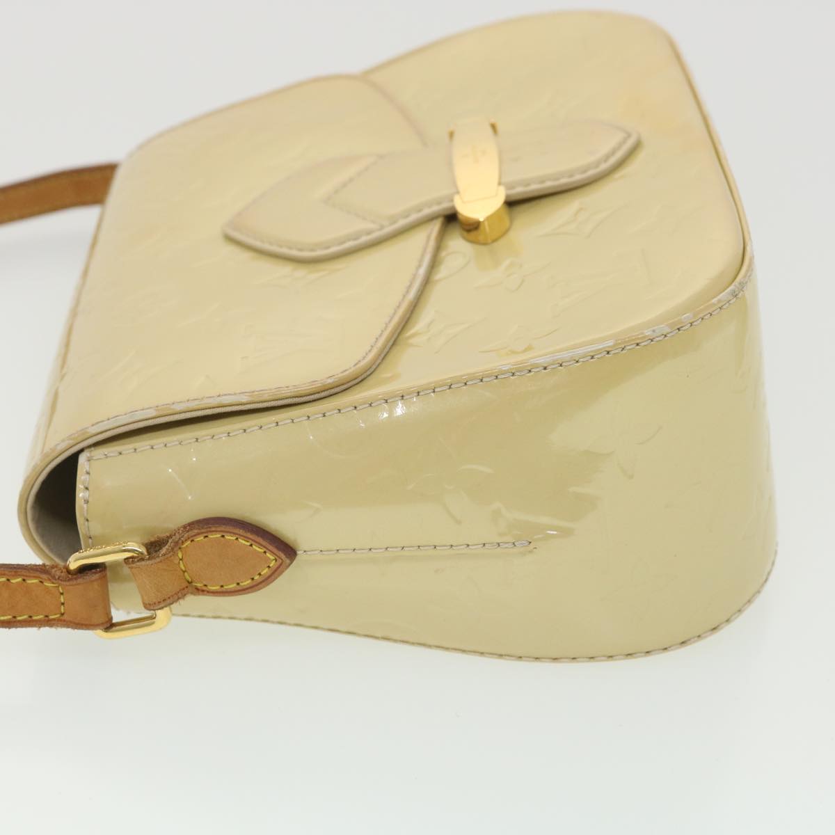 LOUIS VUITTON Vernis Bell Flower GM Shoulder Bag Broncorail M91706 bs4448