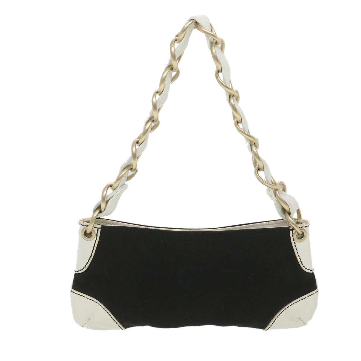 Luxury Chanel Shoulder Bag Canvas Black CC  bs4514