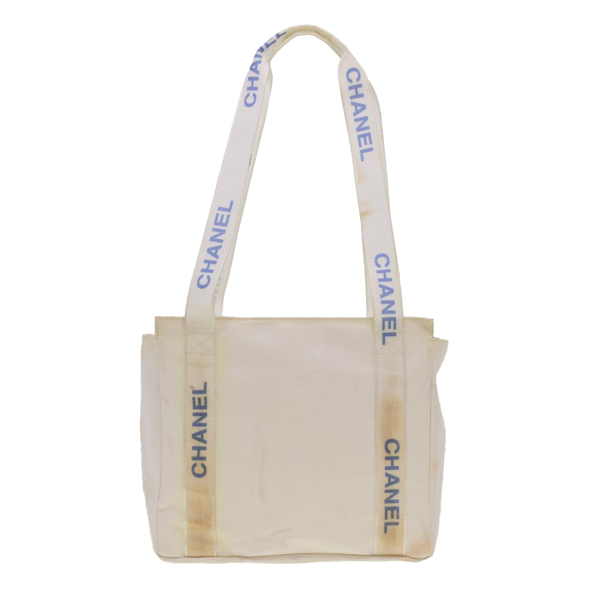 Luxury Chanel Shoulder Bag Nylon White CC  bs4932