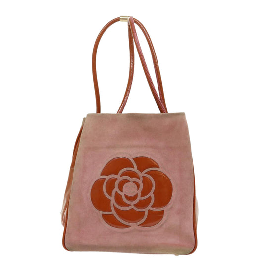 Luxury Chanel Shoulder Bag Suede Pink CC  bs6446