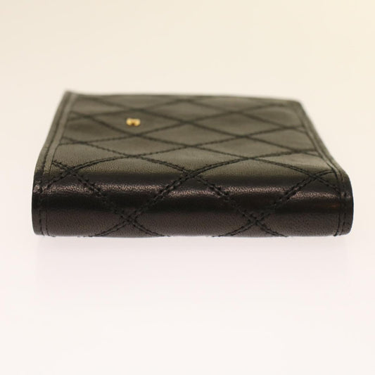 Luxury Chanel Bicolole Wallet Leather Black CC  bs6820