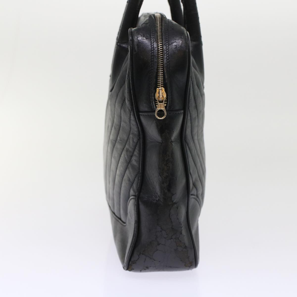 Luxury Chanel V Stitch Hand Bag Leather Black CC  bs7027