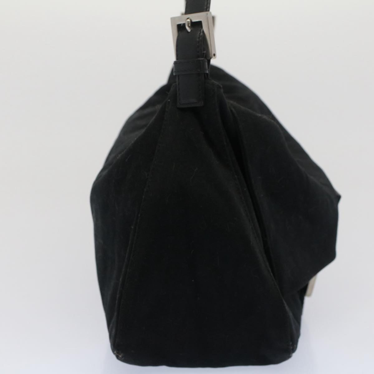 Luxury FendiMamma Baguette Shoulder Bag Nylon Black 2355 26325 009bs7910