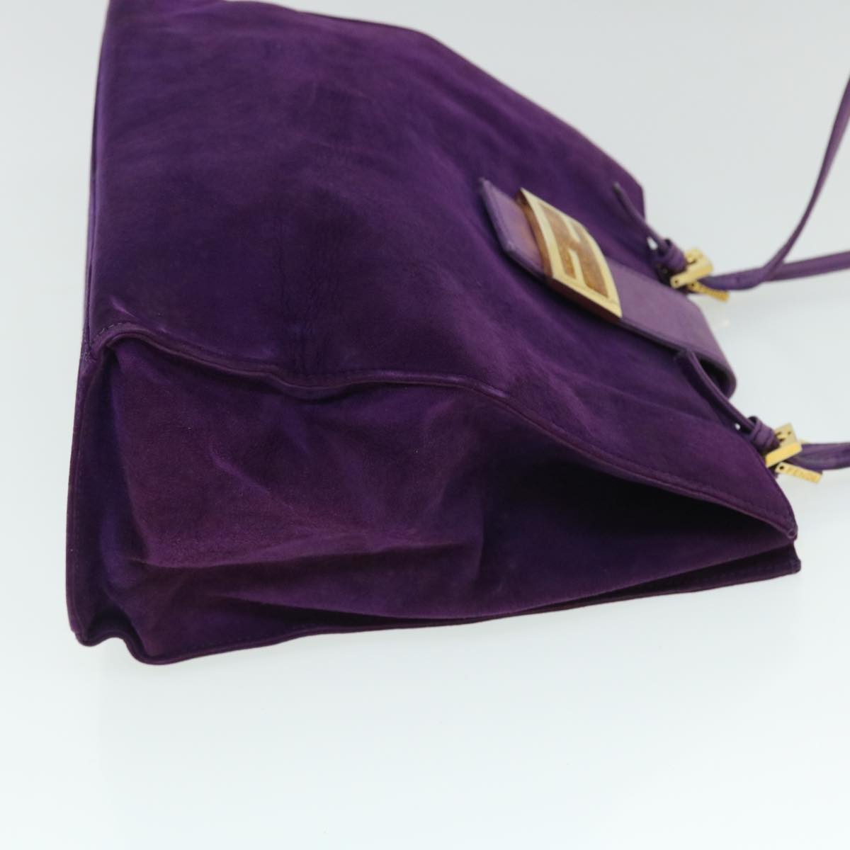 Luxury FendiShoulder Bag Suede Purplebs8035