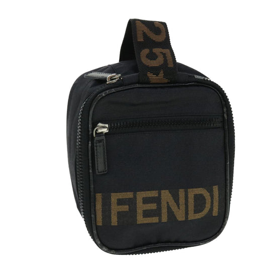 Luxury FendiPouch Canvas Blackbs8044