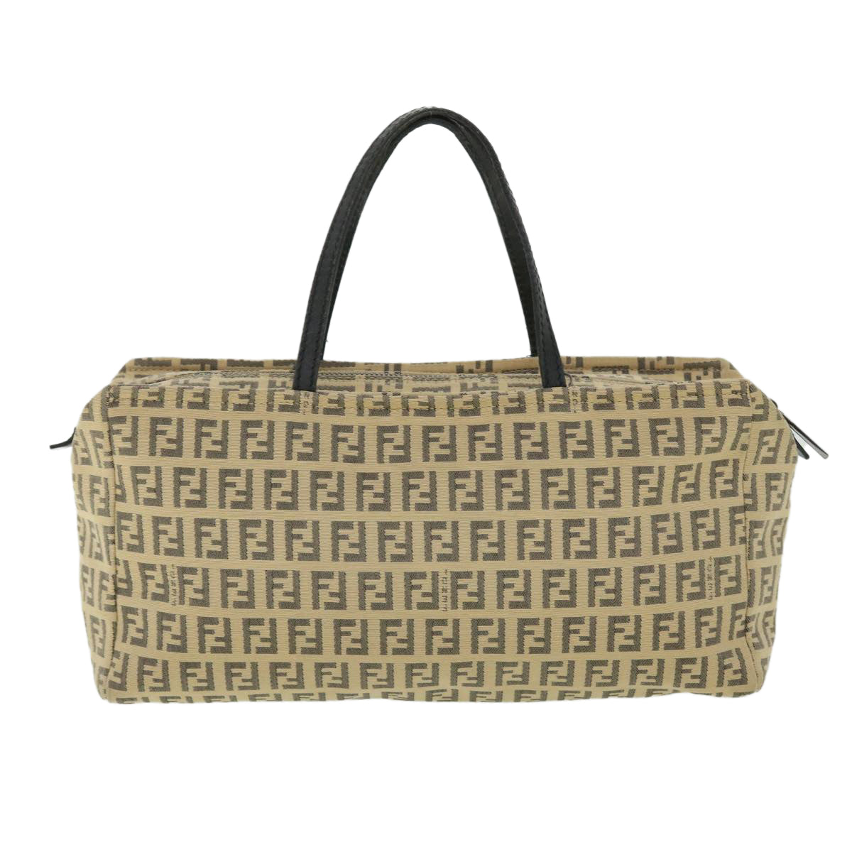 Luxury FendiZucchino Canvas Hand Bag Beigebs8088