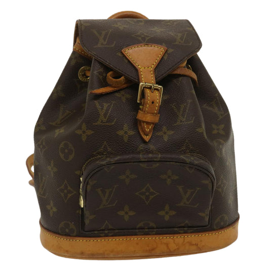 LOUIS VUITTON Monogram Montsouris PM Backpack M51137 LV bs811