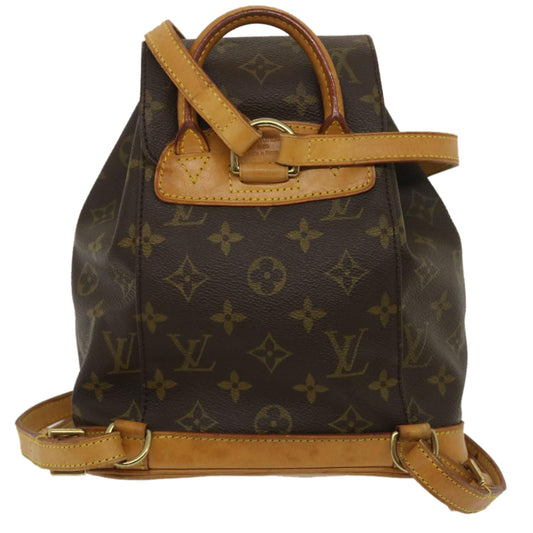 LOUIS VUITTON Monogram Montsouris PM Backpack M51137 LV bs811