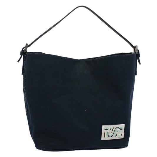 Luxury FendiShoulder Bag Canvas Navybs8339