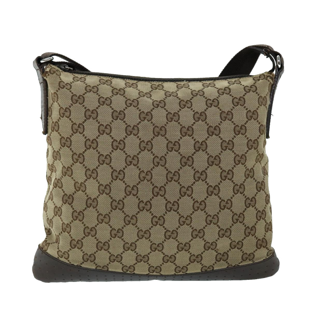 Luxury Gucci GG Canvas Shoulder Bag Beige Brown 145872 123  bs8422