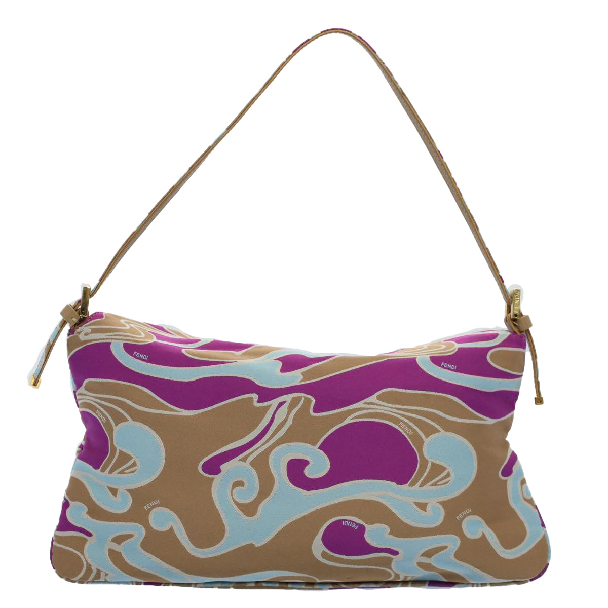Luxury FendiMamma Baguette Shoulder Bag Canvas Multicolor 2305 26796 018bs8434