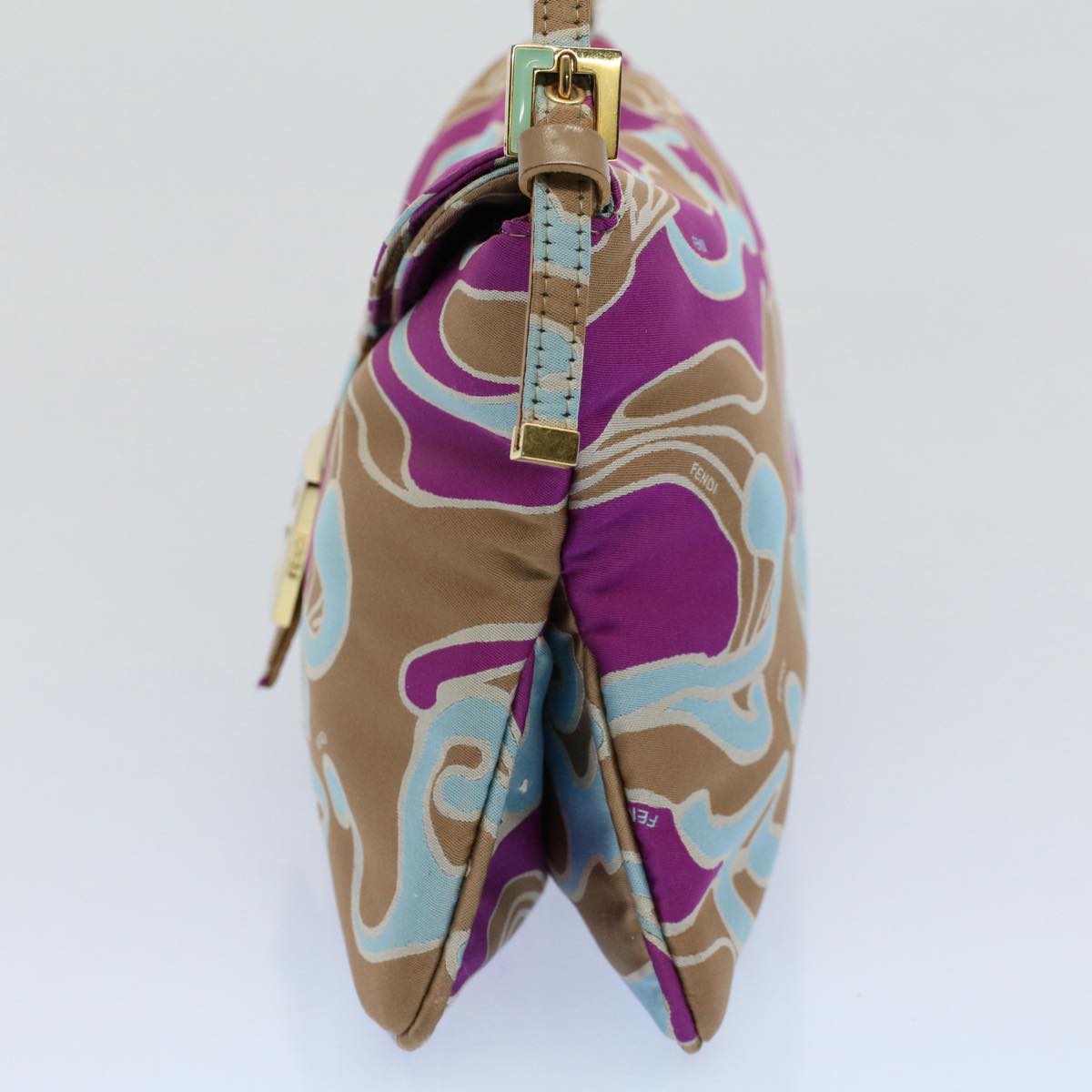 Luxury FendiMamma Baguette Shoulder Bag Canvas Multicolor 2305 26796 018bs8434