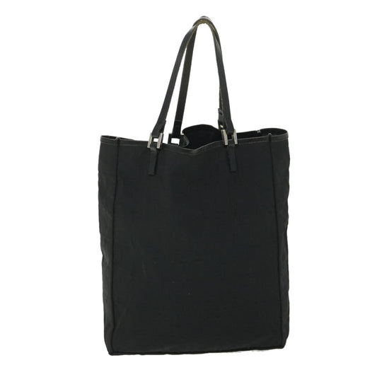 Luxury FendiZucca Canvas Tote Bag Blackbs8537