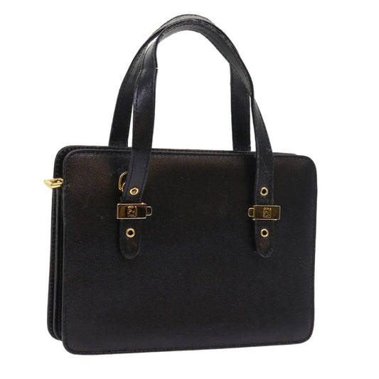 Luxury FendiShoulder Bag Leather Blackbs8613