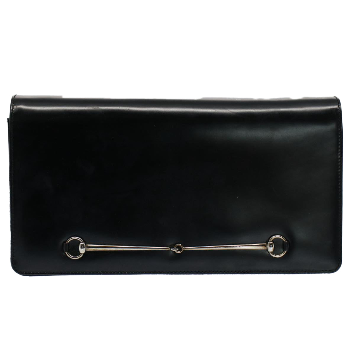 Luxury Gucci Shoulder Bag Leather Black 007 1013 0272  bs8632