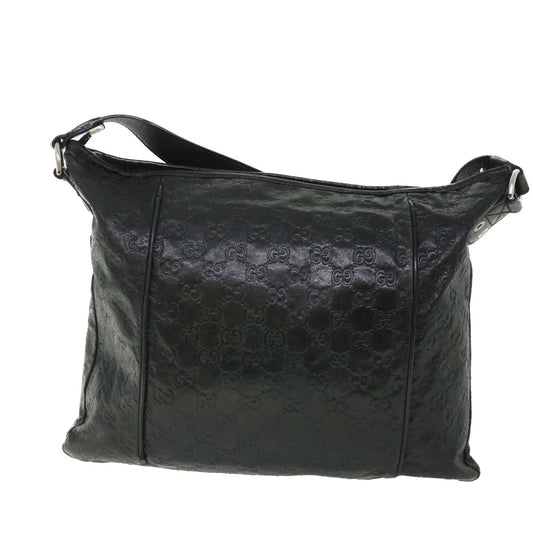 Luxury Gucci GG Canvas Guccissima Shoulder Bag Black 190279  bs8641