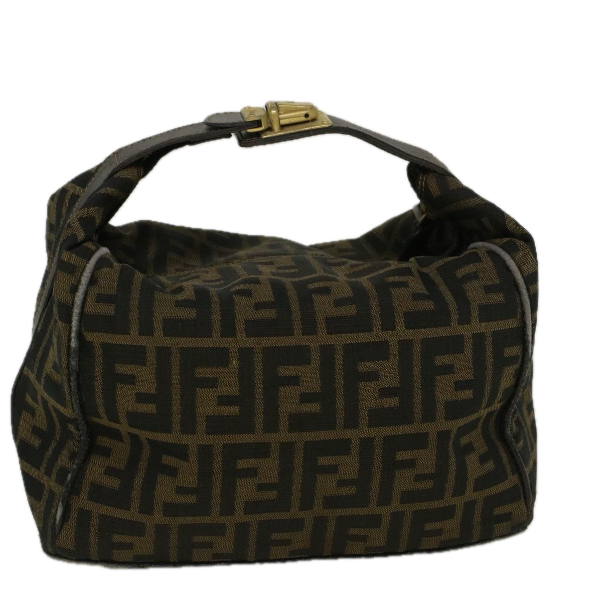 Luxury FendiZucca Canvas Hand Bag Brownbs9074