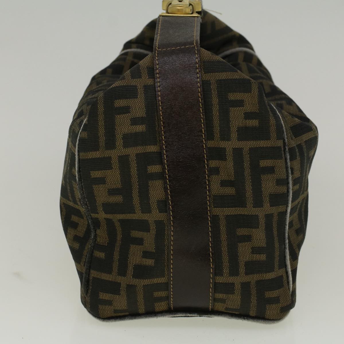 Luxury FendiZucca Canvas Hand Bag Brownbs9074