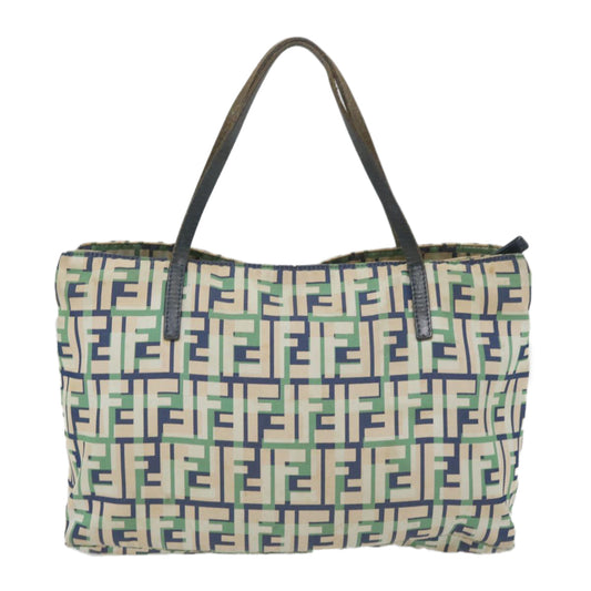 Luxury FendiZucca Canvas Tote Bag Greenbs9259