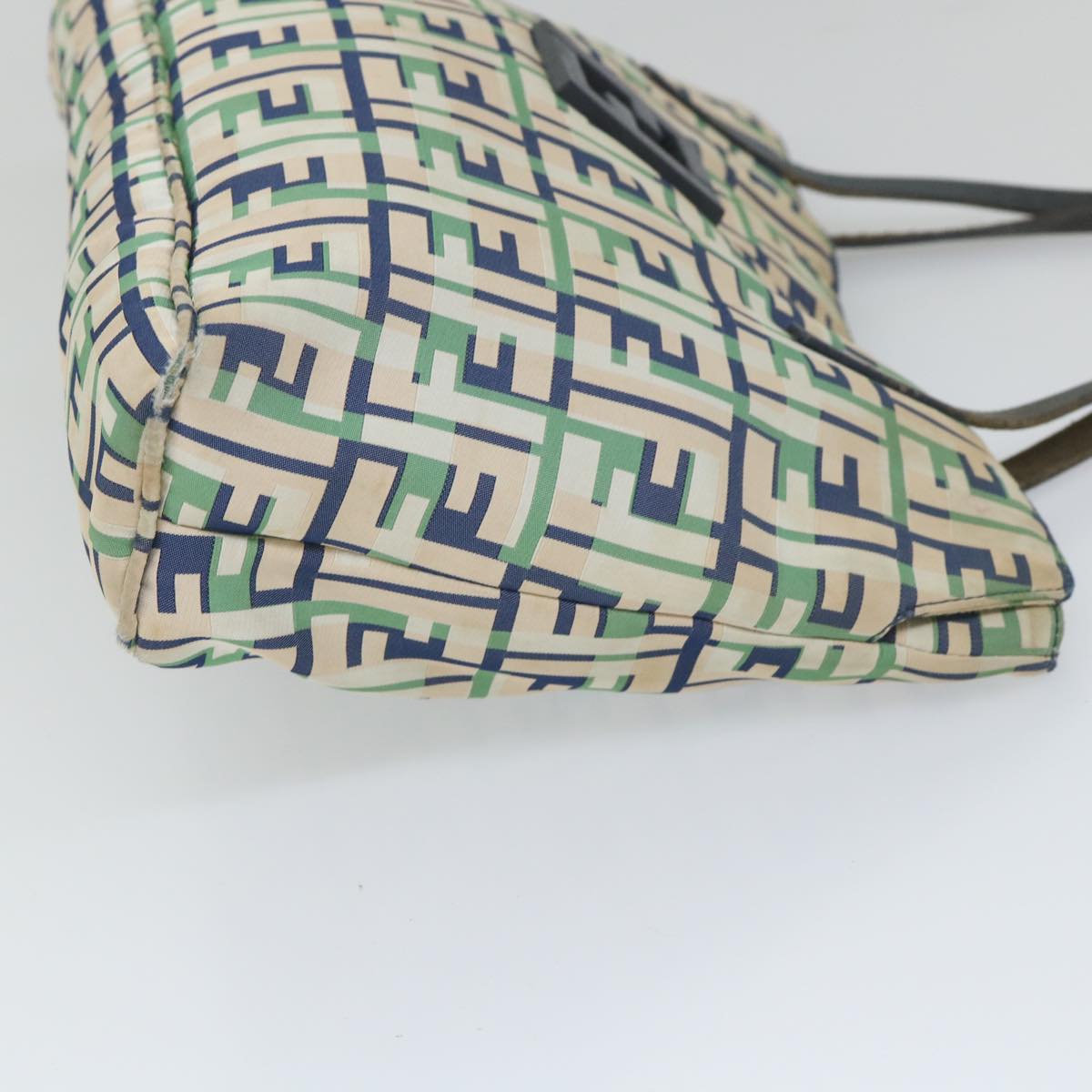 Luxury FendiZucca Canvas Tote Bag Greenbs9259