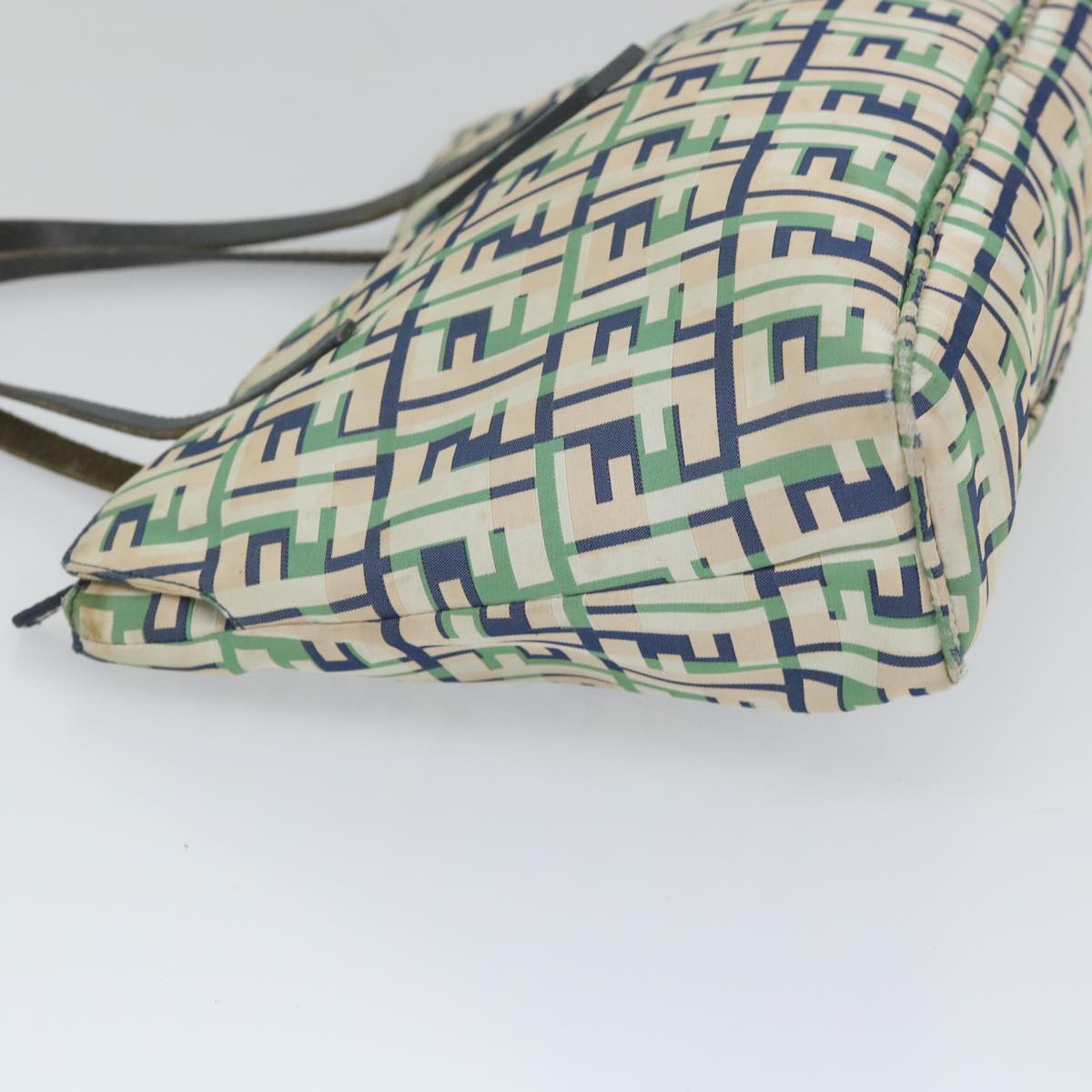 Luxury FendiZucca Canvas Tote Bag Greenbs9259