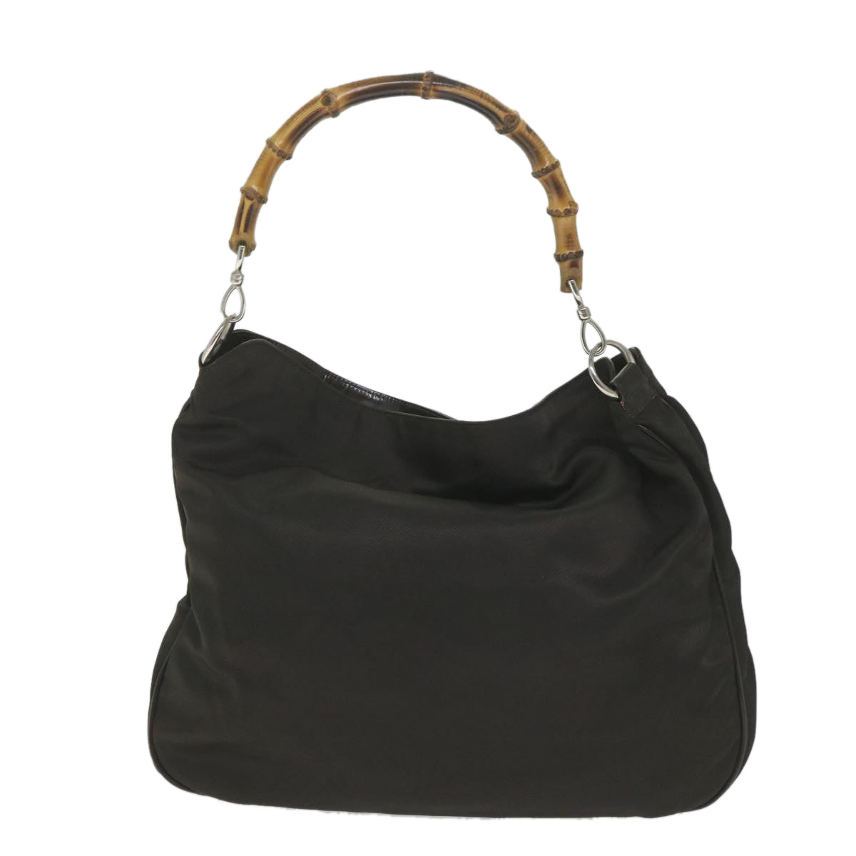 GUCCI Bamboo Shoulder Bag Canvas Brown 001 2852 1577 5  bs9445