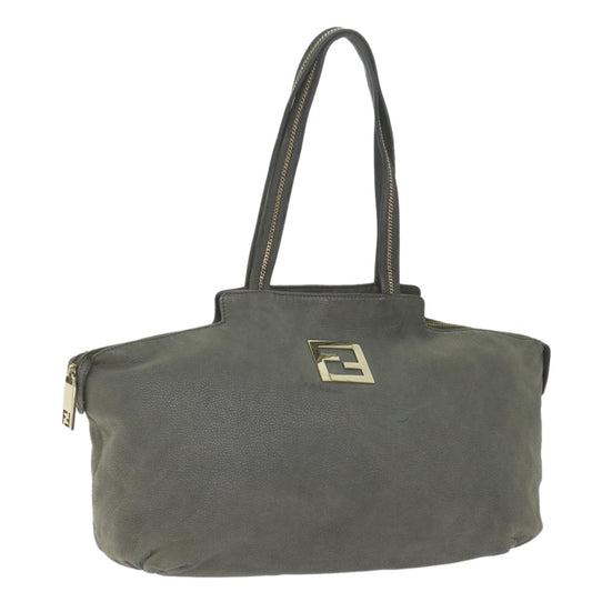 Luxury FendiTote Bag Leather Graybs9668
