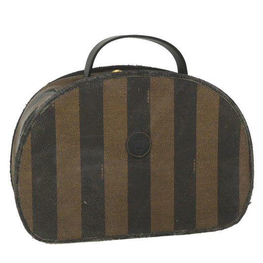 Luxury FendiPecan Canvas Hand Bag Black Brown 2241 30939 078bs9842