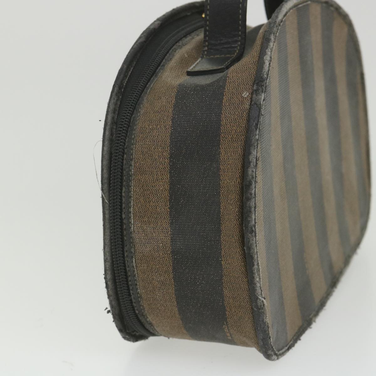Luxury FendiPecan Canvas Hand Bag Black Brown 2241 30939 078bs9842