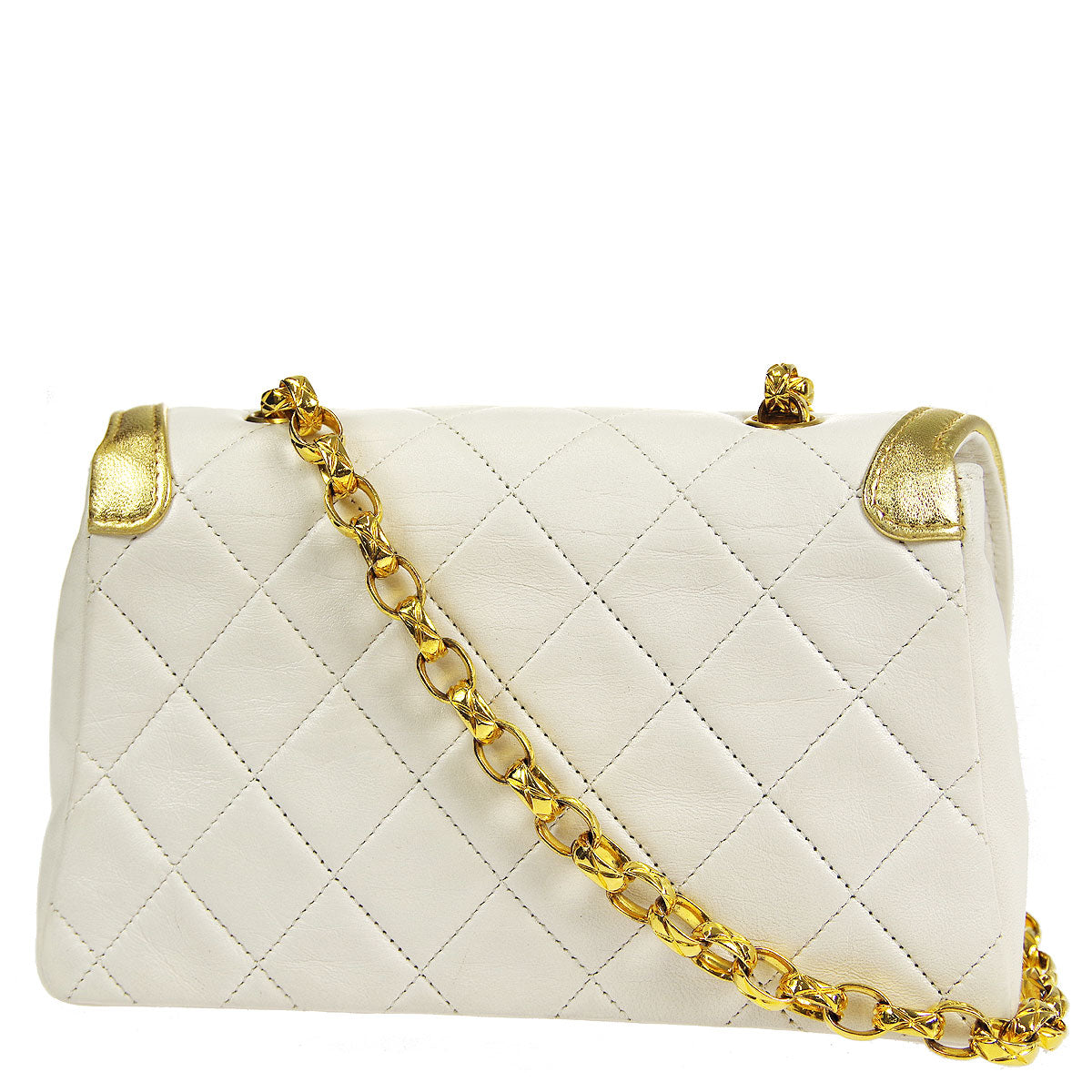 Luxury Chanel 1989-1991 Lambskin Mini Border Flap Bag