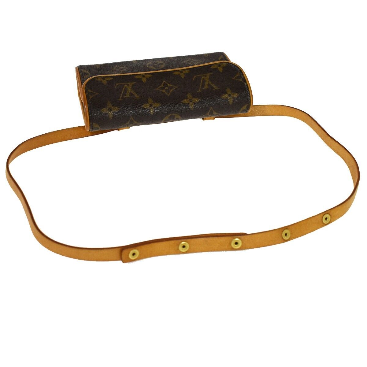 Louis Vuitton Pochette Florentine  Canvas Clutch Bag ()