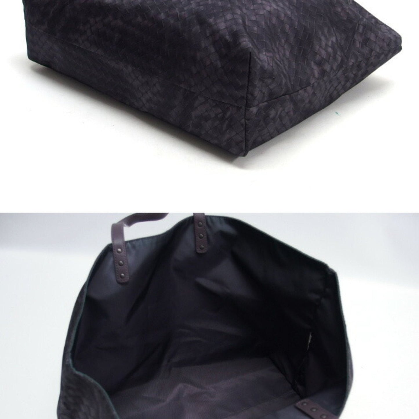 Luxury Bottega Veneta  Nylon Leather Handbag Tote Bag ()