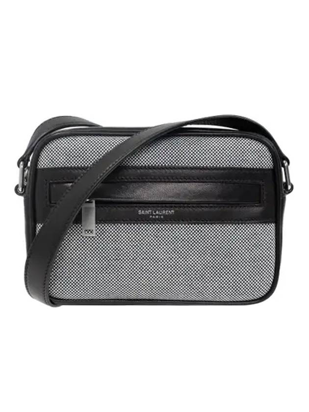 Luxury Saint Laurent Camp Camera Cross Bag Black
