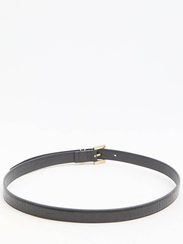 Luxury Saint Laurent Cassandre Thin Belt